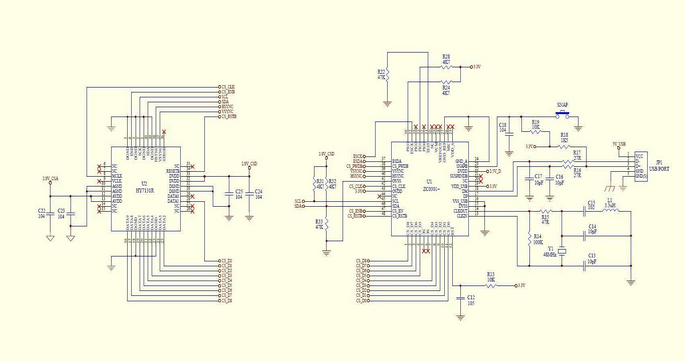 攝像頭ffc排線(xiàn)電路圖